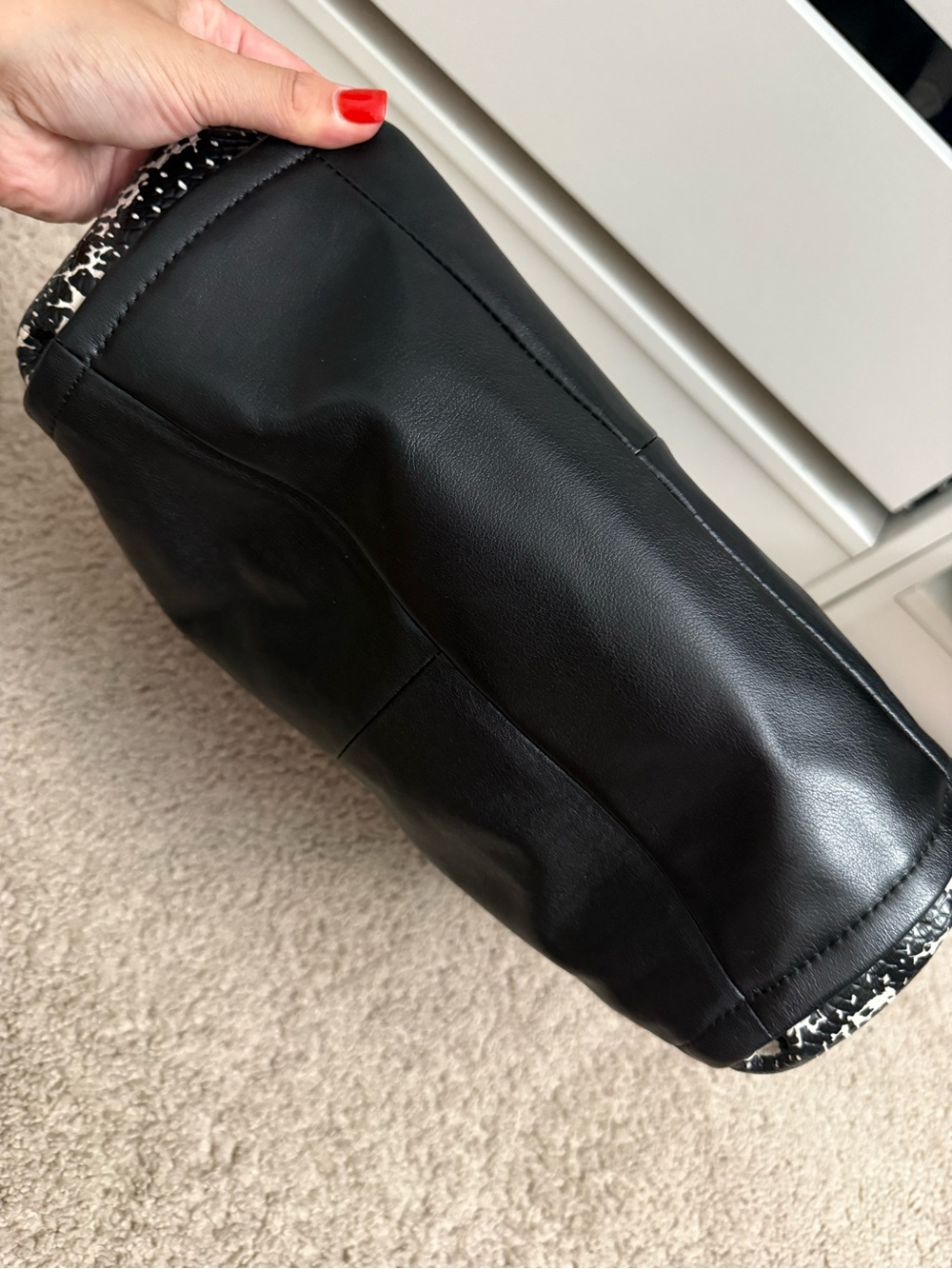 Coach Madison Python Embossed Shoulder Bag - Picture 2 of 8
